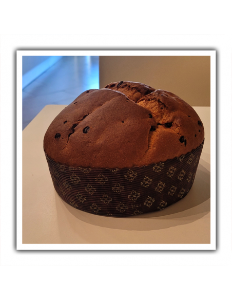 Panettone con gocce di cioccolato