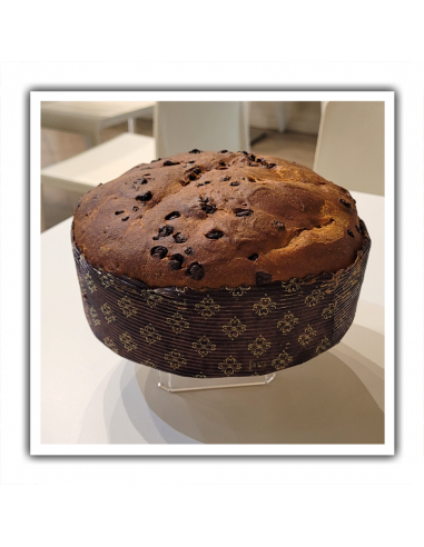 Panettone con gocce di cioccolato